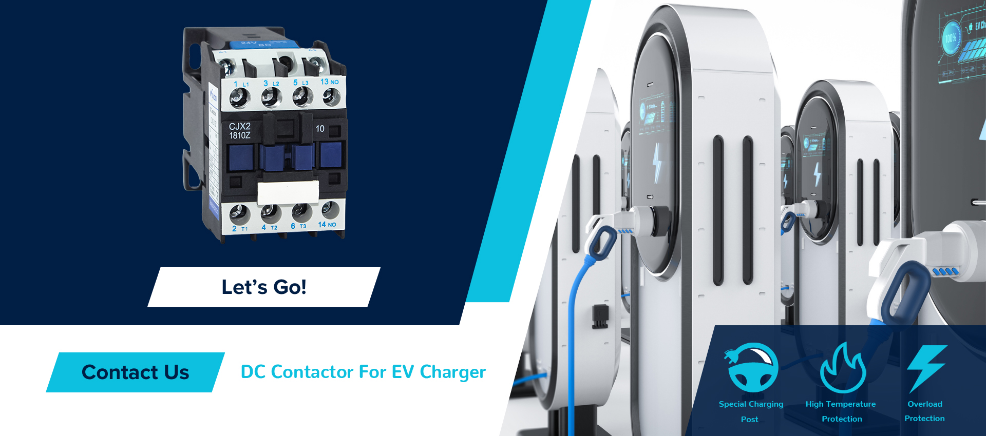 The Future of EV Charging: Insights from the DC Contactor Factory